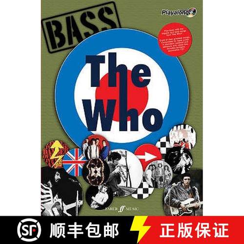 【3-4周达】Who Authentic Bass Playalong: (Bass Guitar Tab Songbook) [9780571531646]