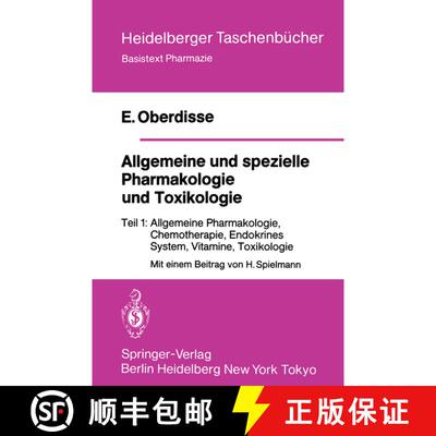【3-4周达】Allgemeine und spezielle Pharmakologie und Toxikologie: Teil 1 Allgemeine Pharmakologie, C... [9783540122715]