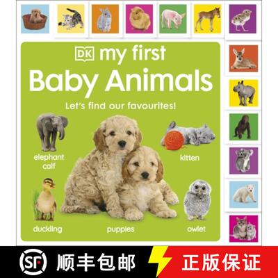 【3-4周达】My First Baby Animals: Let's Find Our Favourites! [9780241585207]