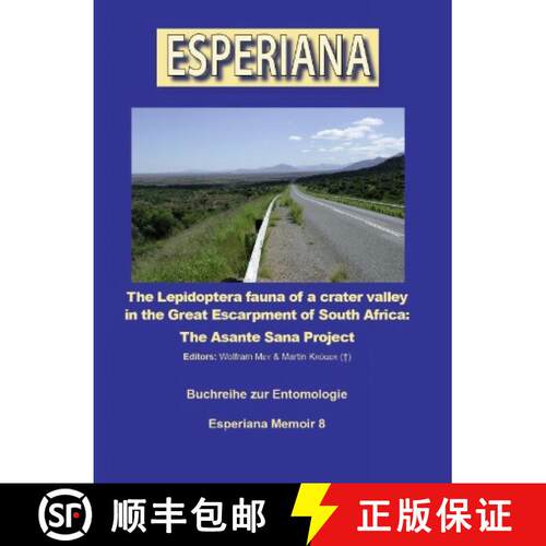 预订 精装 Esperiana Memoir, Volume 8: The Lepidoptera fauna of a Crater Valley in the Great Escarpmen... [9783982035710]