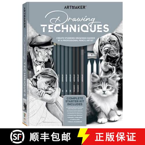 【3-4周达】Art Maker Drawing Techniques [9781488950100]