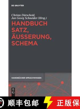 预订 Handbuch Satz, AEusserung, Schema [9783110295719]