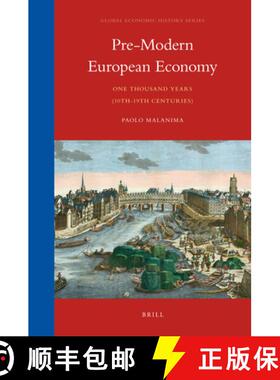 预订 Pre-Modern European Economy: One Thousand Years (10th-19th Centuries) [9789004178229]