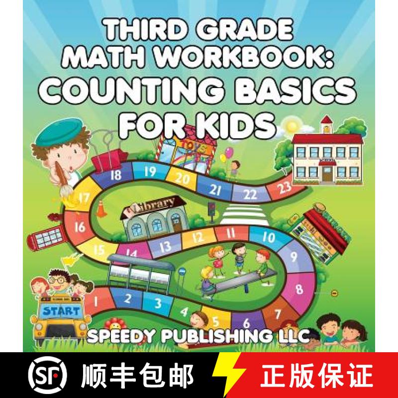 【3-4周达】Third Grade Math Workbook: Counting Basics for Kids [9781681454672]