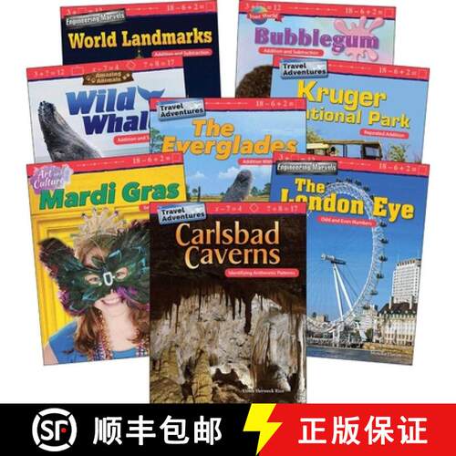 预订 Addition & Subtraction: Grades 2-3 (8-Book Set) [9781643356693]