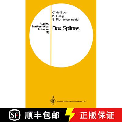 【3-4周达】Box Splines [9780387941011]