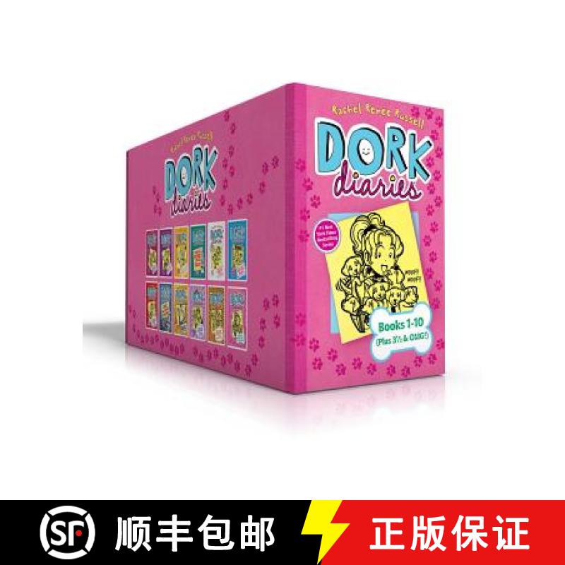 【3-4周达】Dork Diaries Books 1-10 (Plus 3 1/2 & Omg!) (Boxed Set): Dork Diaries 1; Dork Diaries 2; D... [9781534424593]
