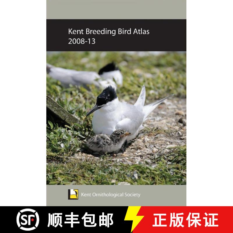 【3-4周达】Kent Breeding Bird Atlas 2008-13 [9780956567055]