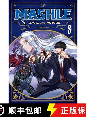 【3-4周达】Mashle: Magic and Muscles, Vol. 8 : Mash Burnedead And The Four Diamond Rings [9781974732357]