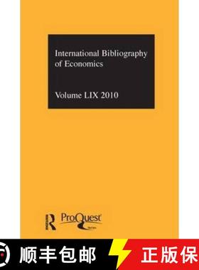【3-4周达】IBSS: Economics: 2010 Vol.59 : International Bibliography of the Social Sciences [9780415692908]