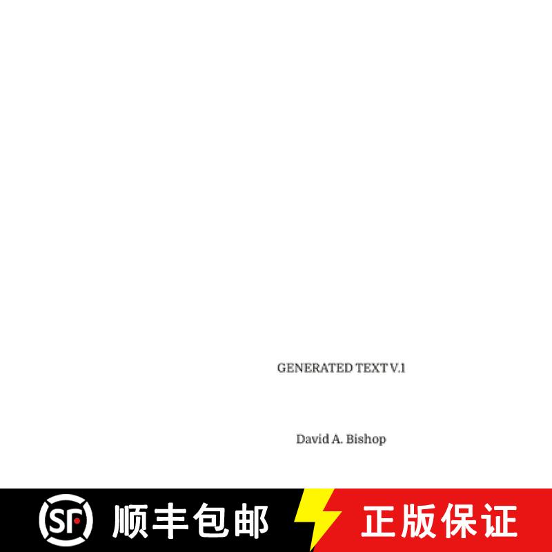 【3-4周达】Generated Text, V.1 [9781312490949]