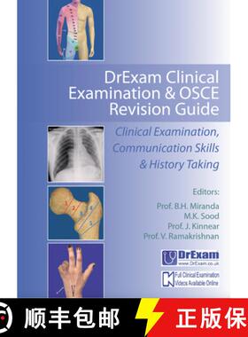 【3-4周达】DrExam Clinical Examination & OSCE Revision Guide : Clinical Examination, Communication Sk... [9781911450887]