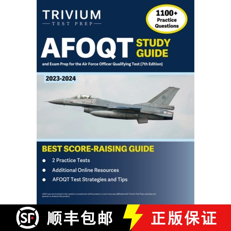 【2-3周达】AFOQT Study Guide 2023-2024: 1,100+ Practice Questions and Exam Prep Book for the Air Forc... [9781637987087]