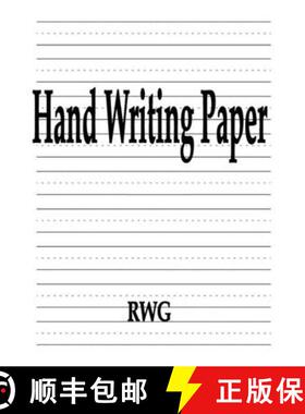 【3-4周达】Hand Writing Paper: 100 Pages 8.5 X 11 [9781087806532]