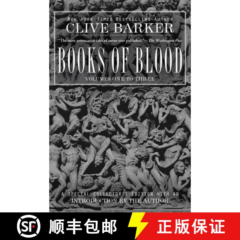 【3-4周达】Clive Barker's Books of Blood 1-3 [9780425165584]