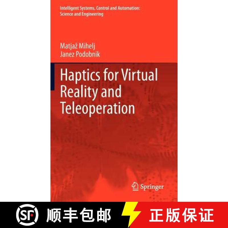 【3-4周达】Haptics for Virtual Reality and Teleoperation [9789400757172]