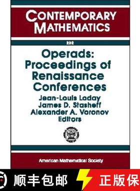 【3-4周达】Operads: Proceedings of Renaissance Conferences [9780821805138]
