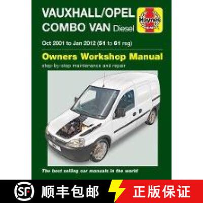 【3-4周达】Vauxhall/Opel Combo Diesel Van (Oct 2001 to Jan 2012) 51 to 61 Haynes Repair Manual [9781785213625]