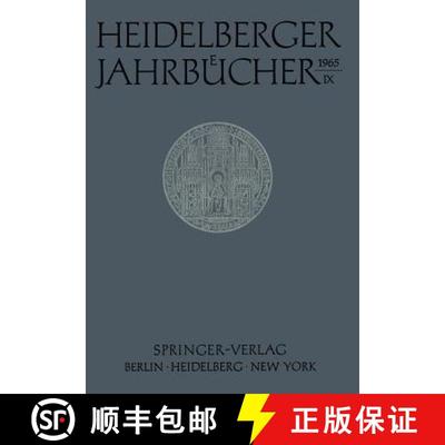 【3-4周达】Heidelberger Jahrbücher [9783540033233]