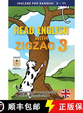 【3-4周达】Read English with Zigzag 3: Inglese per bambini [9781914911279]
