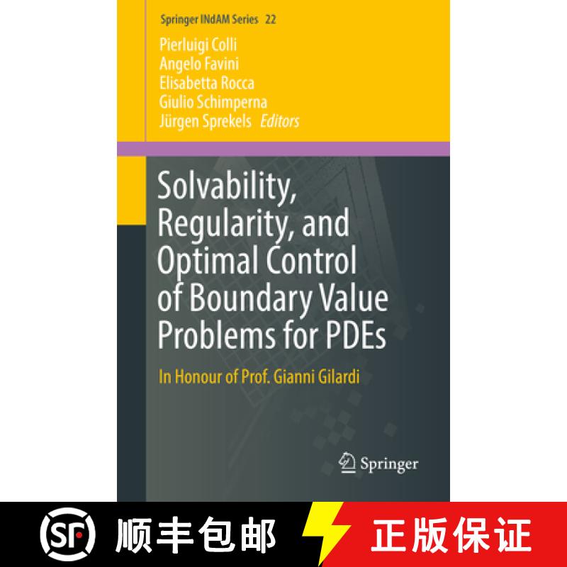 【3-4周达】Solvability, Regularity, and Optimal Control of Boundary Value Problems for PDEs : In Hono... [9783319644882]