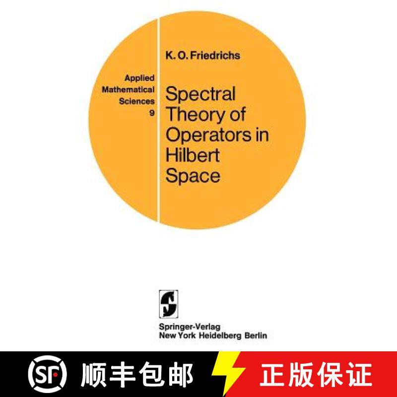 【3-4周达】Spectral Theory of Operators in Hilbert Space [9780387900766]