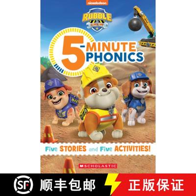 【3-4周达】Rubble and Crew: 5-Minute Phonics [9781546111856]