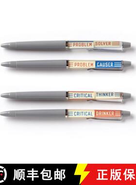 【3-4周达】Critical Drinker Floaty Pen Set [9780735375697]