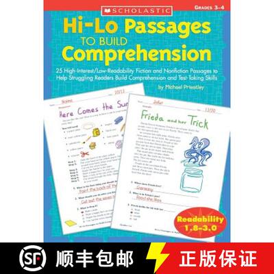 【3-4周达】Hi-Lo Passages to Build Comprehension: Grades 3-4 [9780439548878]