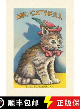 预订 Vintage Lined Notebook Mr. Catskill, Greetings from Catskill Mts., NY [9798385437955]