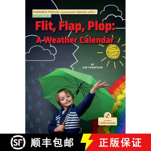 【3-4周达】Flit, Flap, Plop: A Weather Calendar [9781039845190]