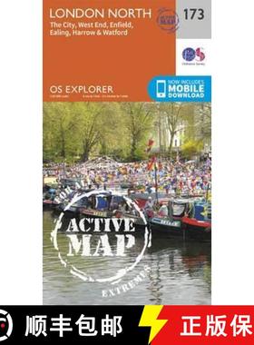 【3-4周达】London North, The City, West End, Enfield, Ealing, Harrow & Watford [9780319470459]