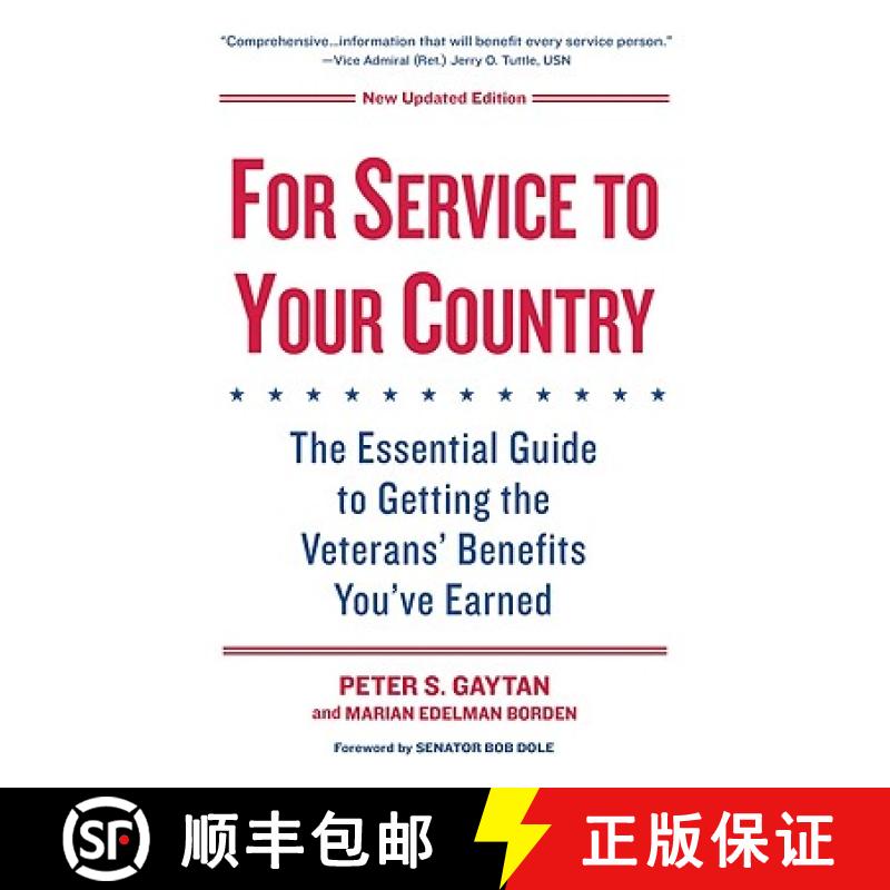 预订 For Service to Your Country: The Essential Guide to Getting the Veterans' Benefits You've Earned [9780806534831]