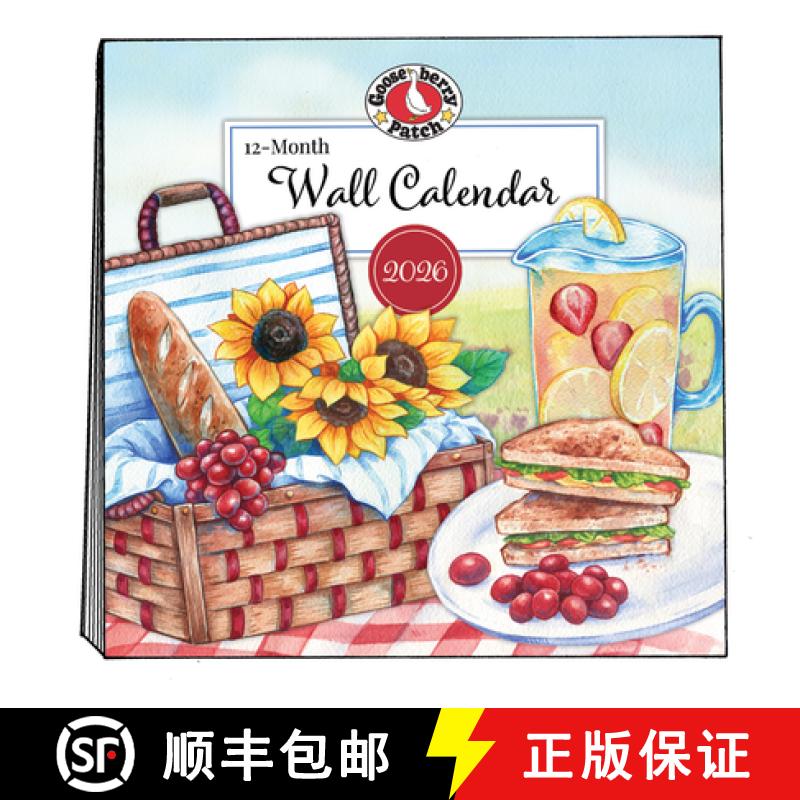 【3-4周达】2026 Gooseberry Patch Wall Calendar [9781620935927]