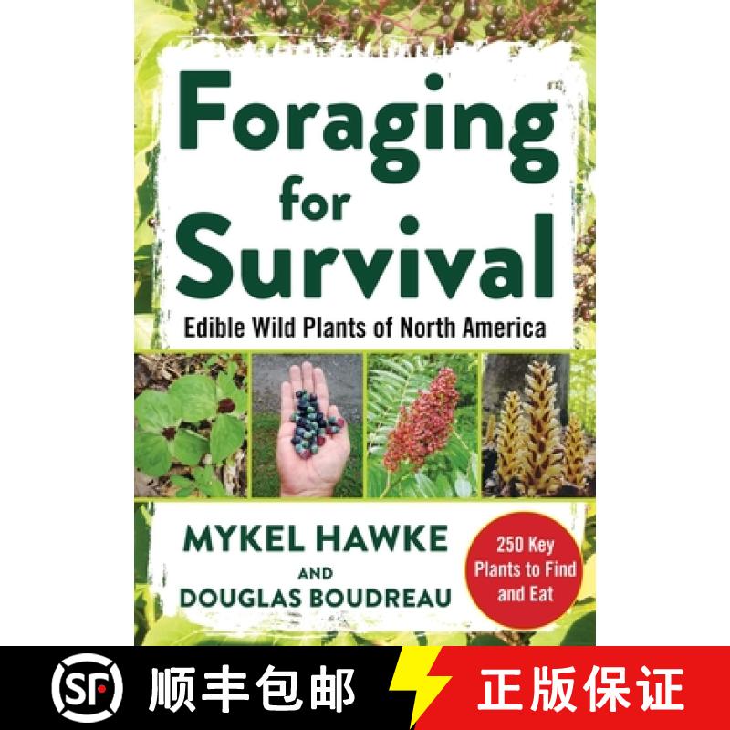 【3-4周达】Foraging for Survival: Edible Wild Plants of North America [9781510738331]