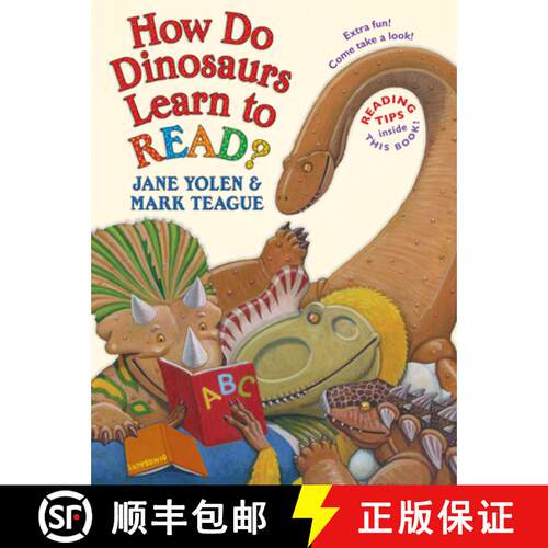 【3-4周达】精装 How Do Dinosaurs Learn to Read? [9781338233018]