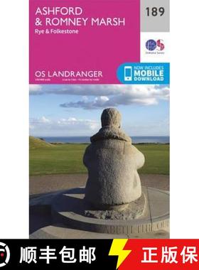 【3-4周达】Ashford & Romney Marsh, Rye & Folkestone [9780319262870]