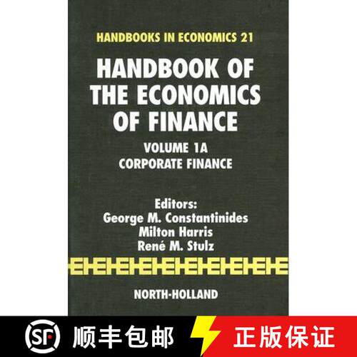 【3-4周达】精装 Handbook of the Economics of Finance: Corporate Finance - Handbook of the Economics o... [9780444513625]