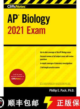 预订 Cliffsnotes AP Biology 2021 Exam [9780358353522]