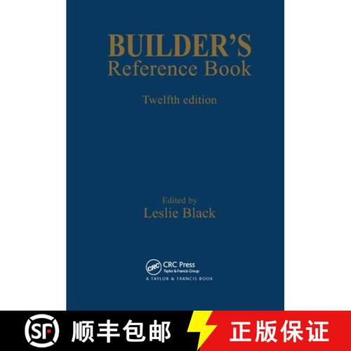 【3-4周达】BUILDERS REFERENCE BOOK - ED12 [9780367400545]