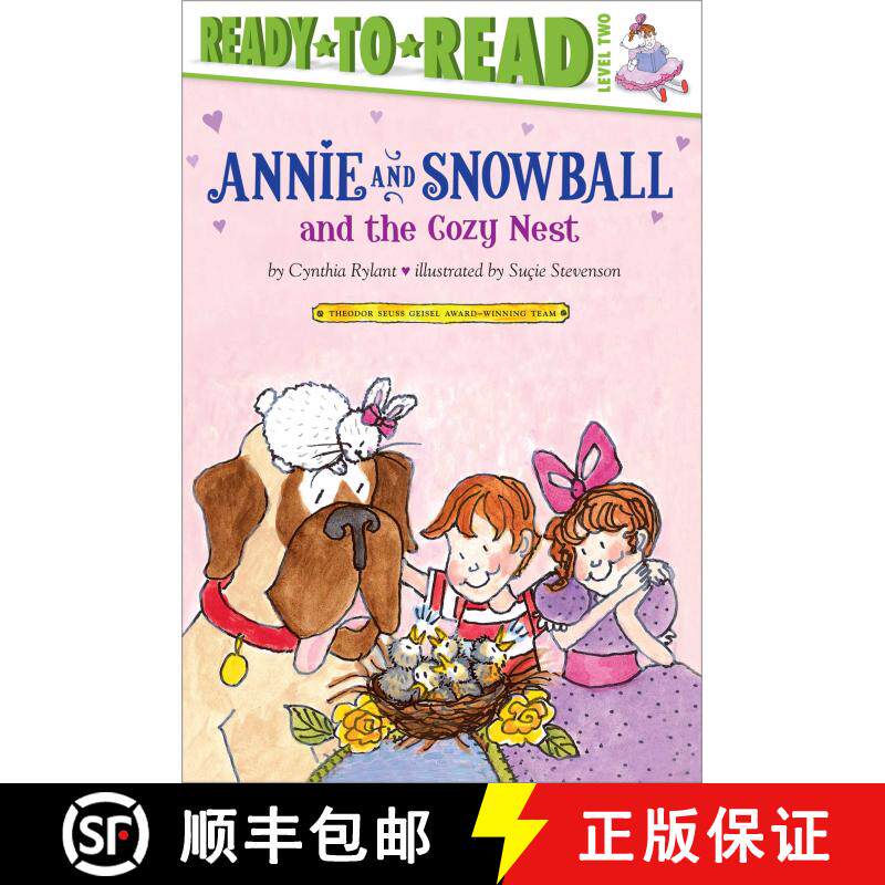 【3-4周达】精装 Annie and Snowball and the Cozy Nest: Ready-To-Read Level 2volume 5 [9781416939436]