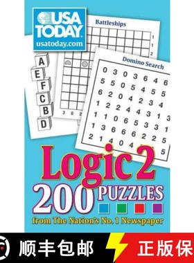 【3-4周达】USA Today Logic 2, Volume 18: 200 Puzzles from the Nations No. 1 Newspaper [9781449407308]