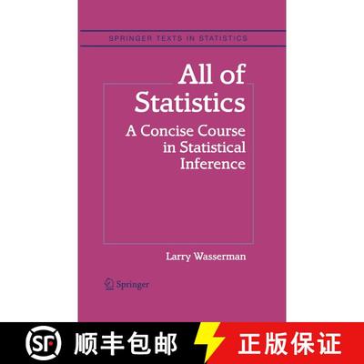 现货 所有的统计:统计推理的简明课程 All of Statistics : A Concise Course in Statistical Inference [9781441923226]