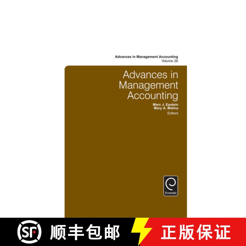 【3-4周达】Advances in Management Accounting [9781784416522]