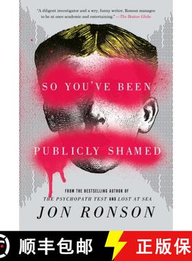 【3-4周达】So You've Been Publicly Shamed [9781594634017]