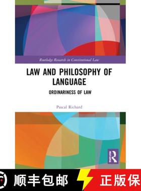 【3-4周达】Law and Philosophy of Language: Ordinariness of Law [9780367655648]