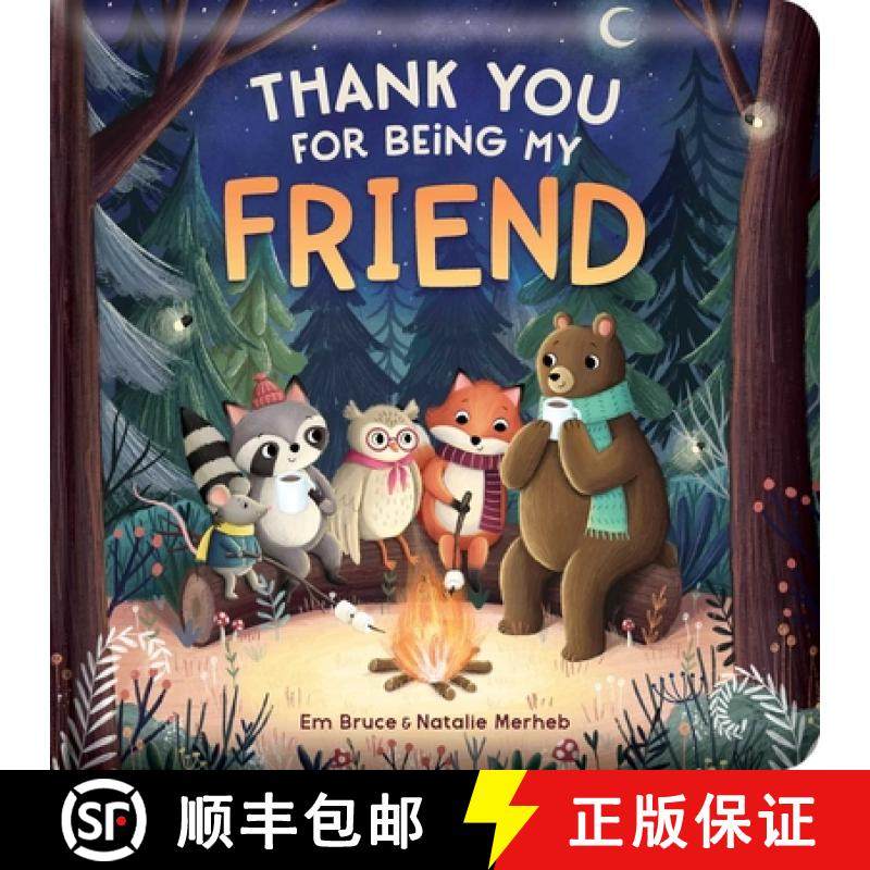预订 Thank You for Being My Friend: Padded Board Book: Picture Storybook [9780655240273]