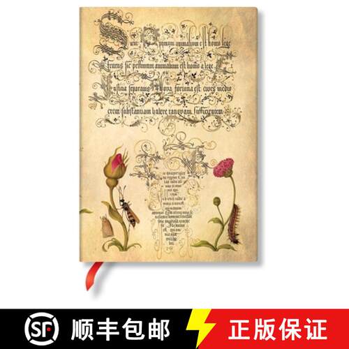 【3-4周达】精装 Flemish Rose (Mira Botanica) Midi Unlined Hardcover Journal [9781439781722]