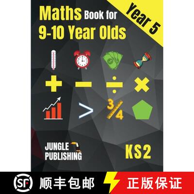 【3-4周达】Maths Book for 9-10 Year Olds - KS2: Year 5 Maths Workbook | Mental Arithmetic, Fractions,... [9781914329029]