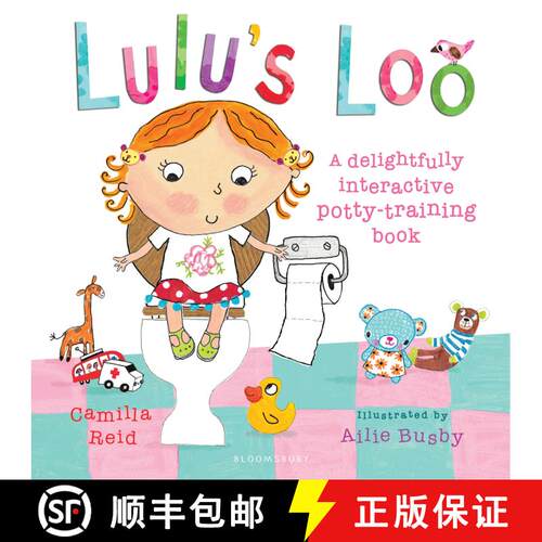 【3-4周达】精装 Lulu's Loo: A delightfully interactive potty-training book [9781408802656]